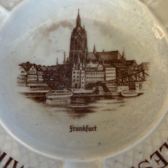Vintage Smirnoff Vodka ashtray VINTAGE 5”  Frankfurt - Picture 3 of 8
